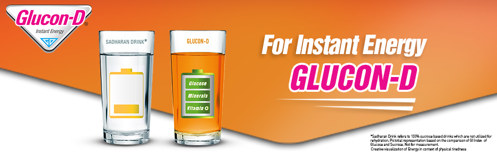 Glucon-D Instant Energy Health Drink Tangy Orange - 1kg Refill with free bottle & Instant Energy, Regular Pack - 1 kg