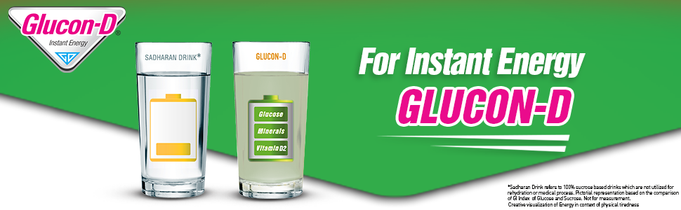 Glucon-D Instant Energy Health Drink Tangy Orange - 1kg Refill with free bottle & Instant Energy, Regular Pack - 1 kg