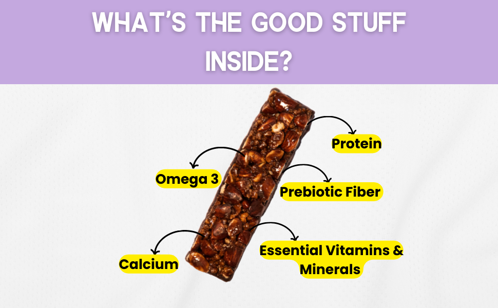 NUTS'MOR - Protein Daily Choco Almond Truffle12 grams Protein Bar (Pack of 6) Protein Blend, Vitamins, Fibres & Minerals, No Preservatives,100% Veg, Natural, No Added Sugar,-300 grams