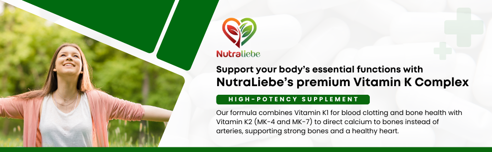 Vitamin K Complex - High Potency, Includes Vitamin K1 (Phytomenadione) & Vitamin K2 (MK-4, MK-7), Non-GMO, 90 Capsules