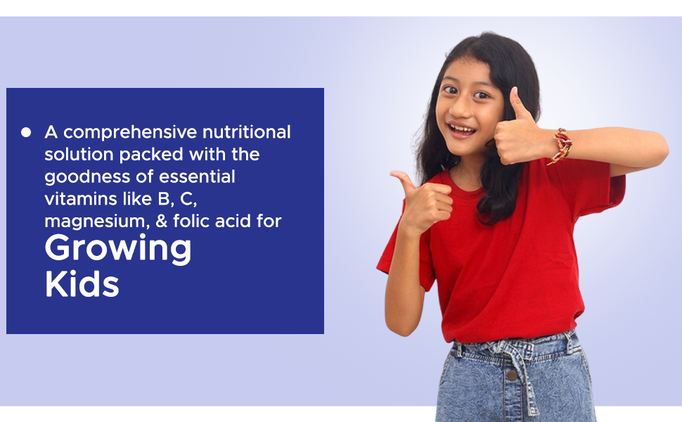 Plus Multivitamin Syrup For Children Upto 12 Years With Vitamins, Minerals For Overall Growth, Health & Immunity, Maintain Daily Energy |200Ml