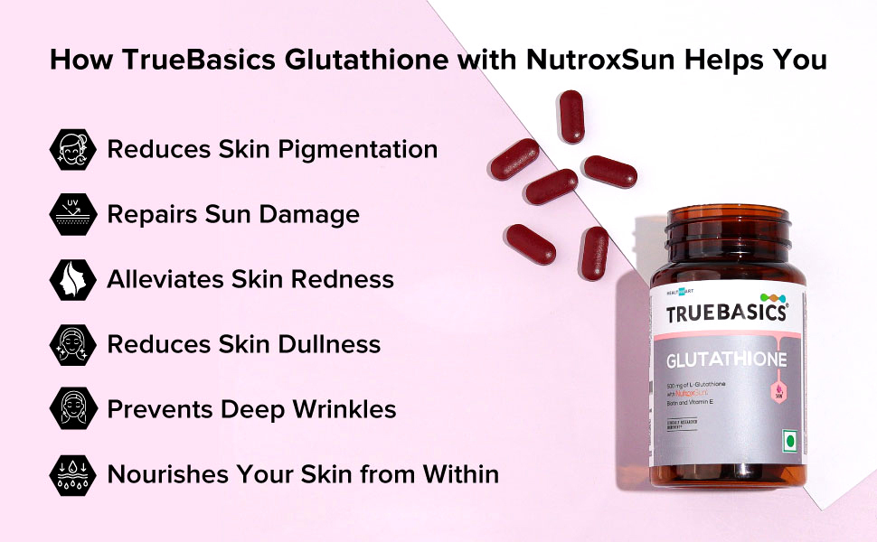 TrueBasics Glutathione, 30 Tablets