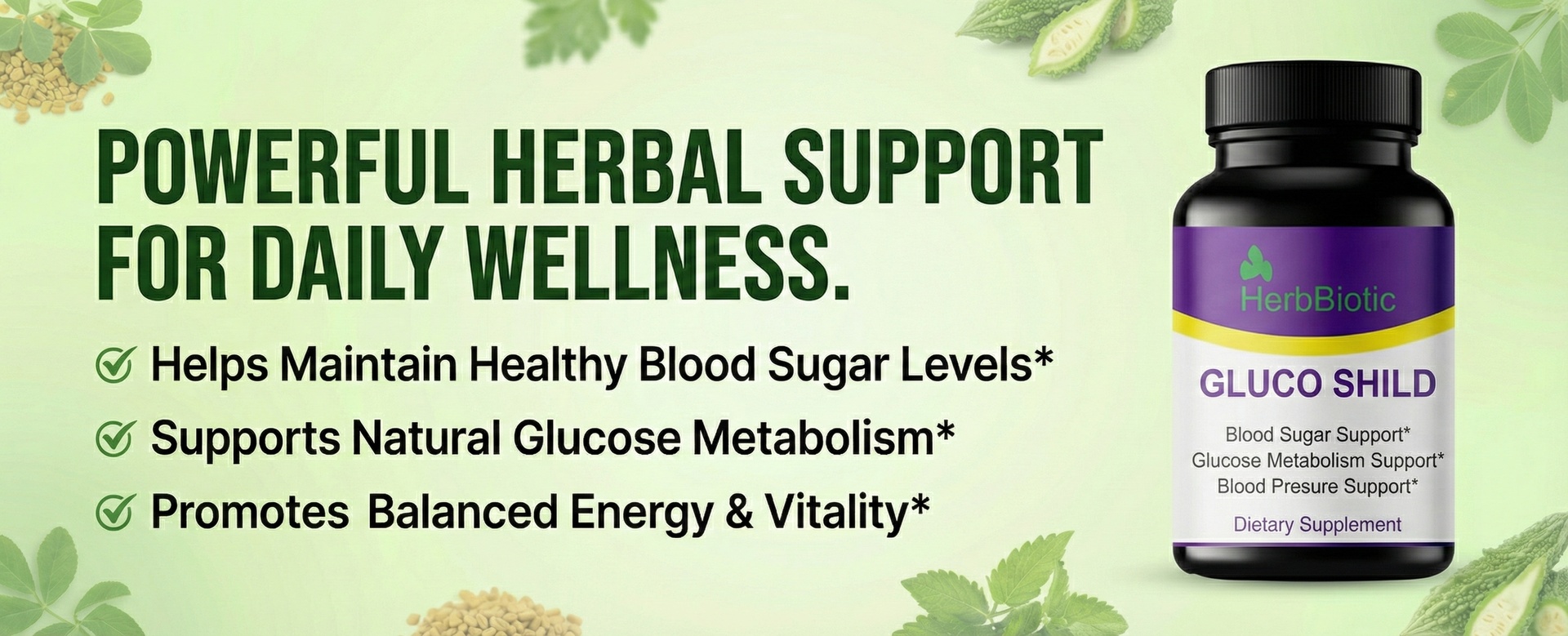 Gluco Shild Ayurvedic Blood Sugar Control Formula | Herbal Supplement for Glucose Regulation, Insulin Sensitivity & Heart Health | 60 Natural Capsules | gluco shield herb biotic
