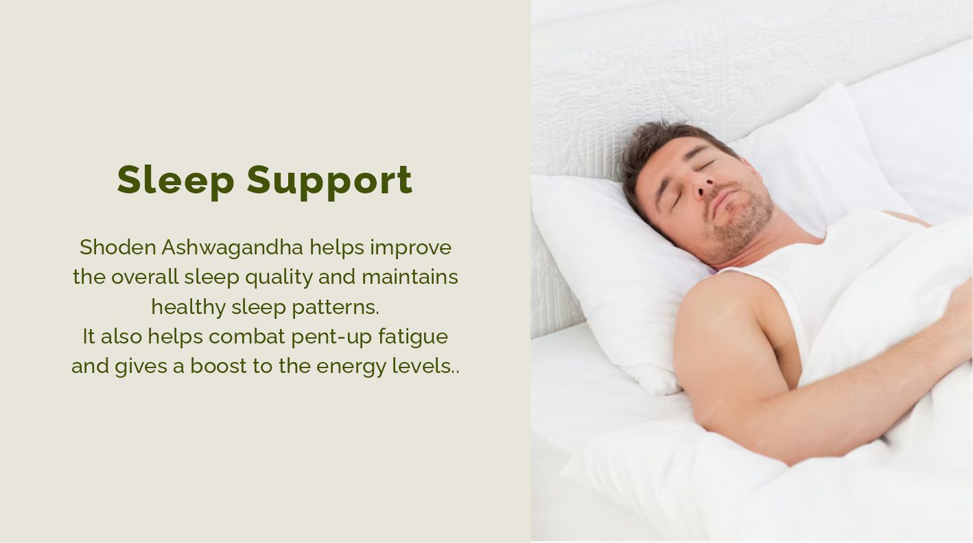 Ashwagandha, 500mg of Shoden® Ashwagandha, Energy and Immunity Booster, Clinically Researched Ingredient 60 Capsules