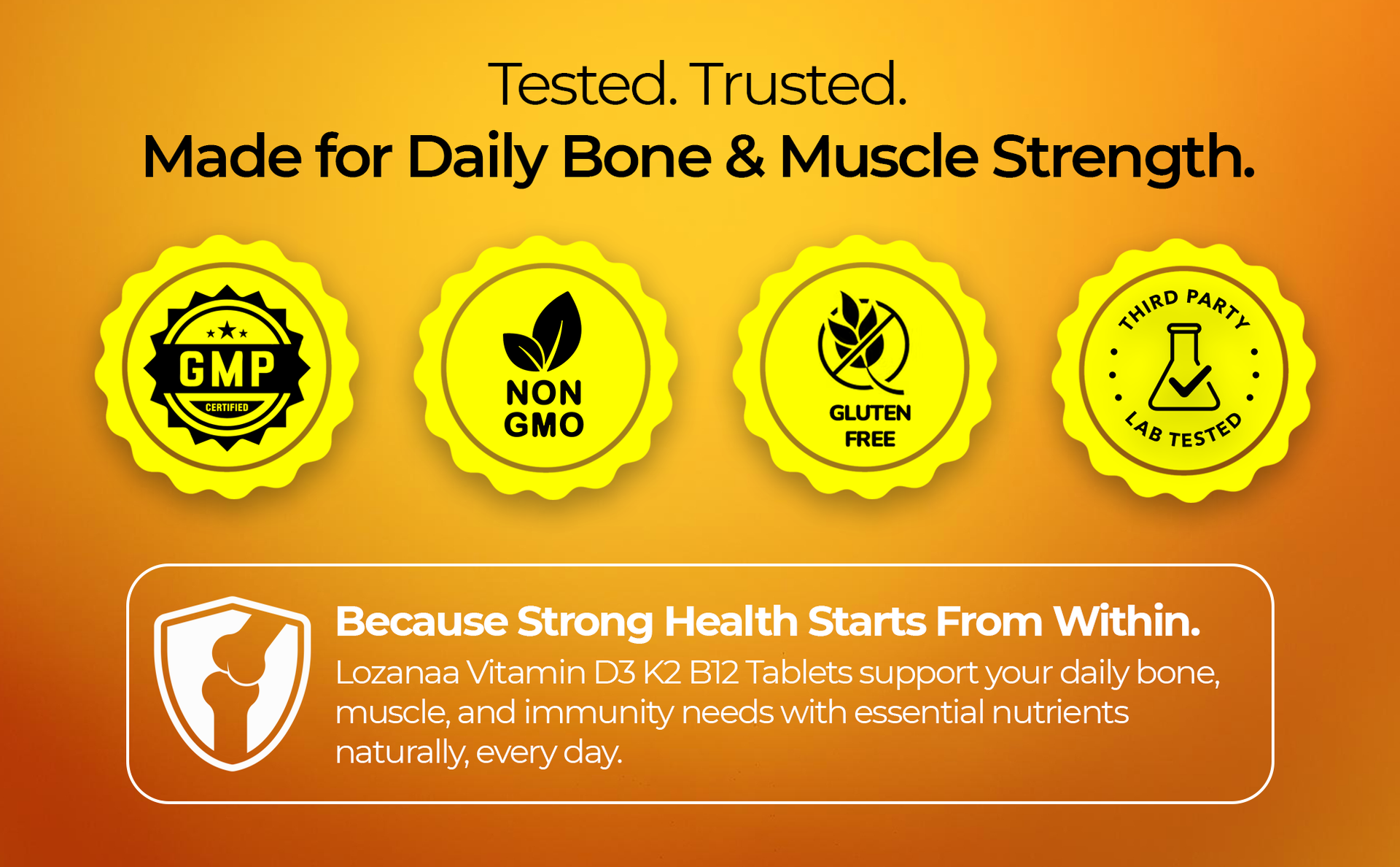 Vitamin D3 K2 B12 with Magnesium | MK-7 & Methylcobalamin | Advanced Bone, Muscle & Heart Support | Vegan Tablets (60)