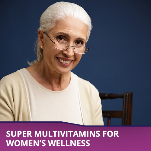 WELLWOMAN 70+ Multivitamins For Women Over Age 70 With Biotin,Isoflavones,Zinc,Vitamind To Support Physical & Mental Health,Improve Cognitive Function & Energy Levels Vegetarian,1 count,30 capsules