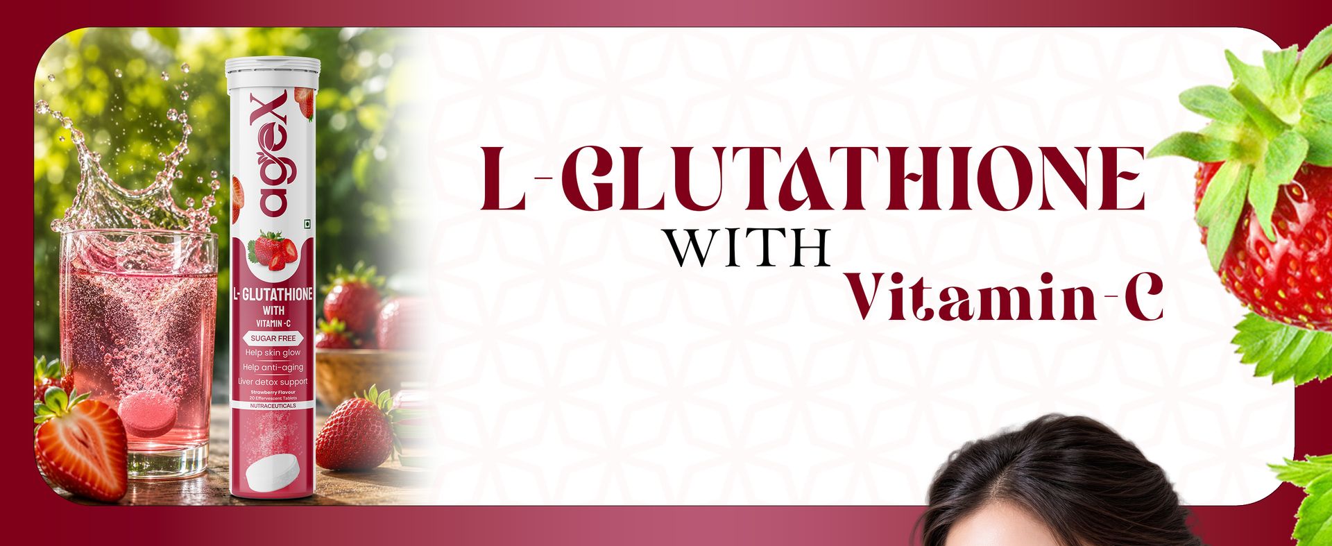 L-Glutathione + Vitamin C Effervescent Tablets