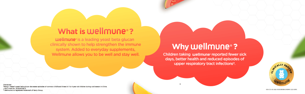 Dr. Reddy's CeleHealth Kidz Immuno Plus Multivitamin Gummies with Wellmune, Vitamin C & Zinc for Kids (4 - 12 Years) | Supports Immunity and Digestion | Pulpy Mango Flavour | 30 Gummies - Pack of 1 | 100% Vegetarian