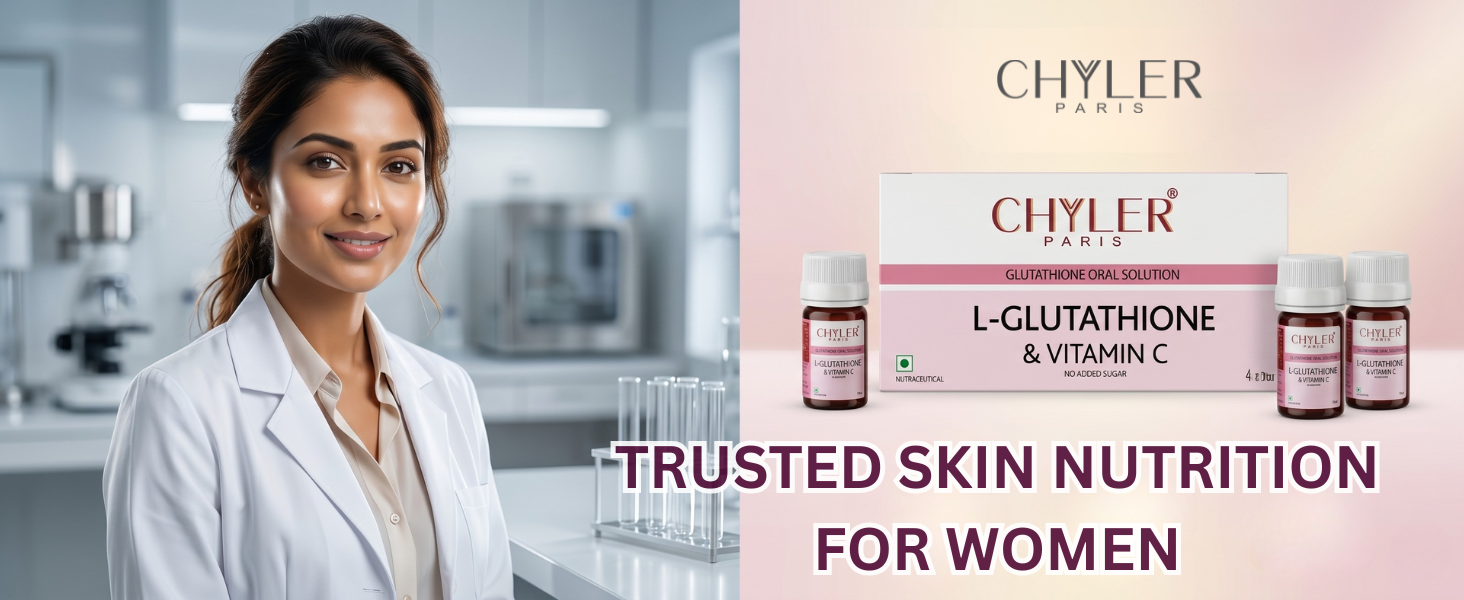 L-Glutathione 500mg Nano Shot with Vitamin C 40mg | Skin Brightening & Glow Drink | Reduces Pigmentation & Dark Spots | Antioxidant Skin Support | 4 x 10ml