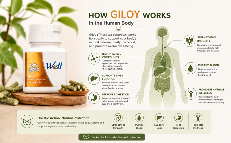 Well Giloy- 60N (Pack of 2)