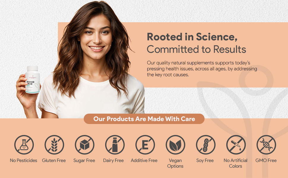 Autoimmunity Care Advanced Immune Care | 11-in-1 Immunity Booster with Vitamin C, D, E, Zinc, Selenium, Elderberry, Ginger, Bee Propolis & S. Boulardii | Antioxidant & Immunity Booster for Men & Women | 60 caps & doses