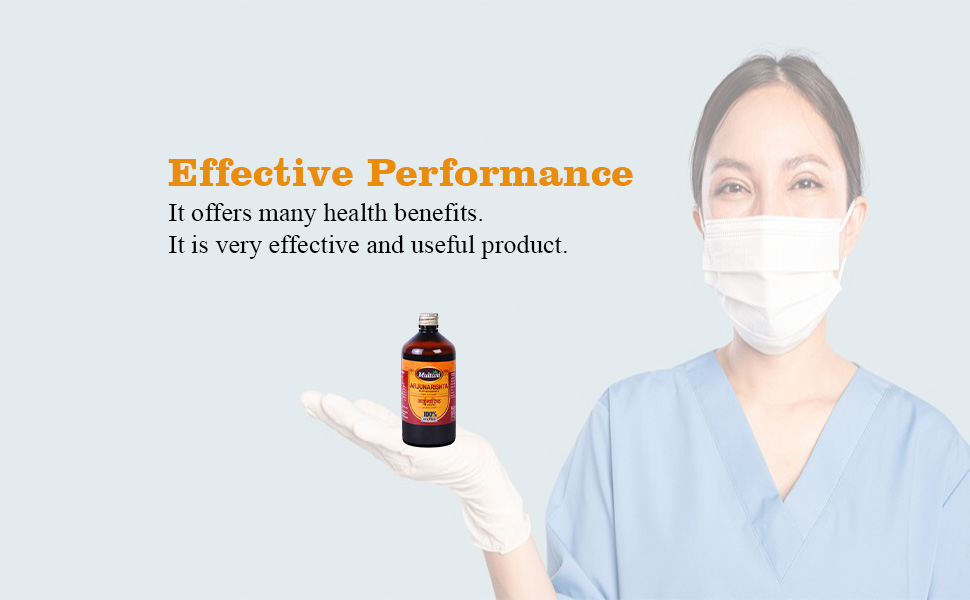 Multani Arjunarishta |Helpful in Maintaining Wellness of Heart | Supports Healthy Cholestrol Levels | Ayurvedic Cardiac Tonic 450 ML