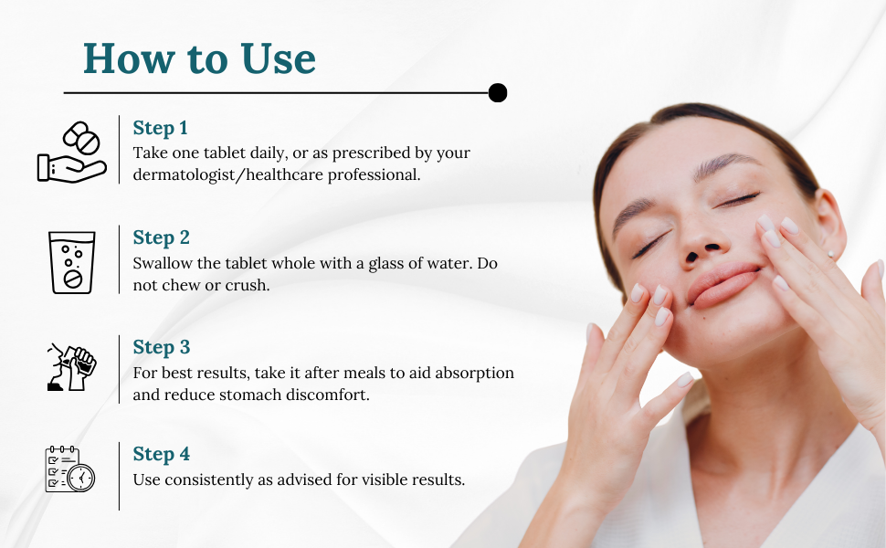 Vantalite L Glutathione Tablets for Skin Whitening 250mg | 10 Tablet