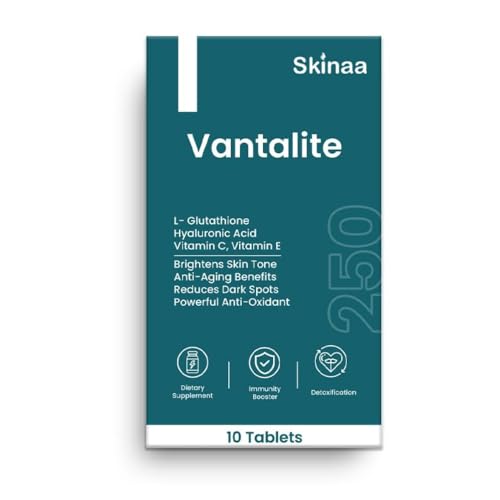 Vantalite L Glutathione Tablets for Skin Whitening 250mg | 10 Tablet