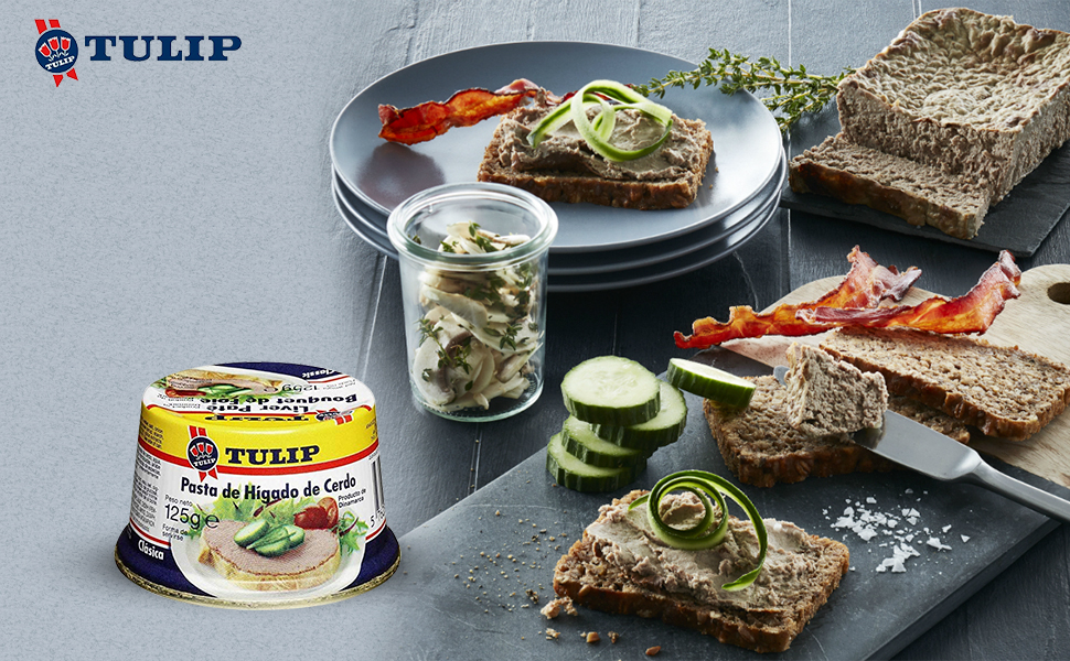 Tulip Liver Pate, 125g,Pack of 6 Product of Denmark