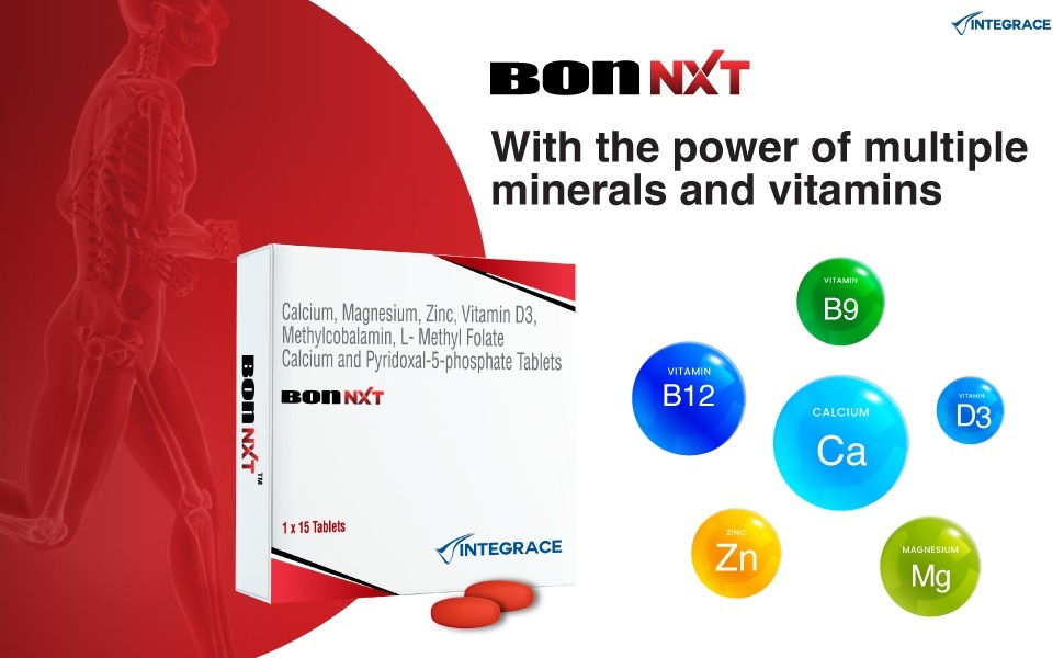 Bon NXT Multivitamin | 30 Tablets (2 Packs * 15 Tablets) | Boosts Immunity,Bone Health| Contains Zinc, Advanced Calcium, Magnesium, Vitamin D3 & B12 & Folic Acid | Daily Supplement for Men and Women