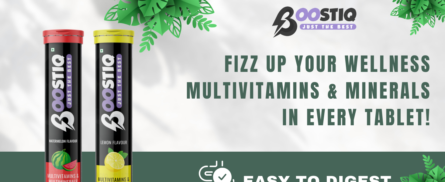 Immunity Essential Multivitamin Tablet For Men & Women, Effervescent Tablets - Multi Vitamin & Minerals with Vitamin C, D & Zinc For Health Energy, Stamina (20 Count (Pack of 1), Lemon)
