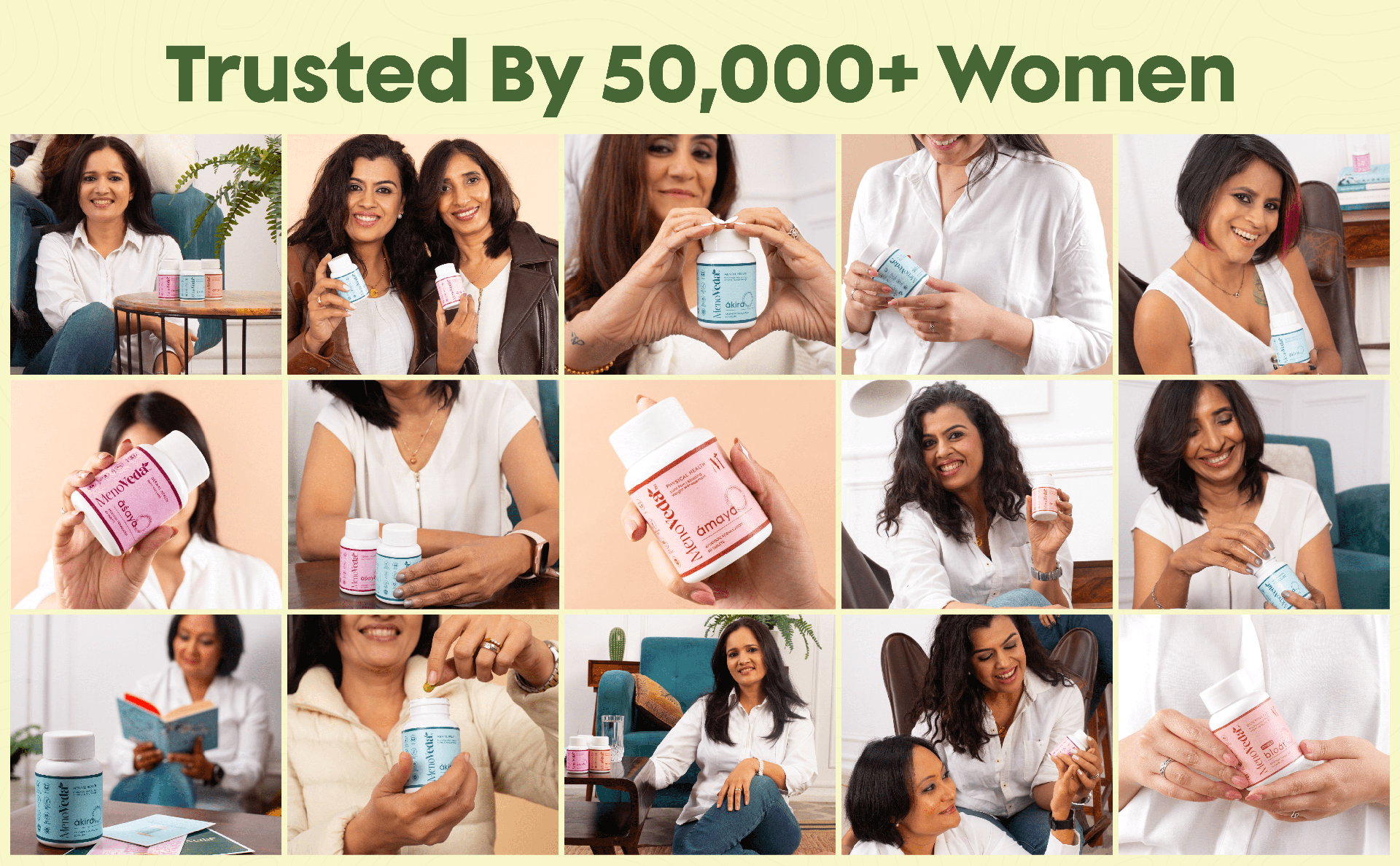 Menoveda Aadya Multivitamin for Women 40+| Improves Immunity, Skin, Hair & Bone, Joint Health, Natural with 14 Vital Herbs | Shatawari | Ashwagandha | Giloy | Amla - 60 Tablets