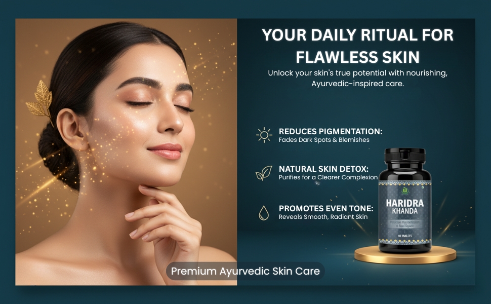 Healthy Nutrition - Just for the Health of it Haridra Khanda Anti Pigmentation 60-Tablet With L-Glutathione 600Mg With Vitamin C For Glowing Skin 20 Effervescent Tablets (Haridra Khanda+L-Glutathione)