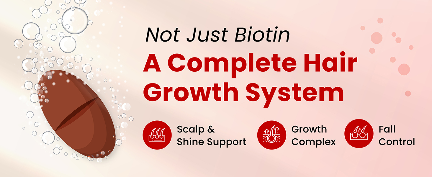 HealthAid Biotin 10000mcg – 60 Vegetarian Tablets | Plant-Based Biotin from Sesbania | Supports Healthy Hair, Skin & Nail Strength for Men & Women (Pack of 2)