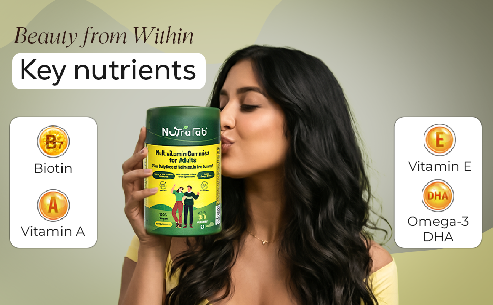 Multivitamin Gummies, Essential Vitamins A, C, D3, E, Zinc & B-Complex - 30 Count, Green Apple Flavor Daily Immunity, Energy & Overall Wellness Support