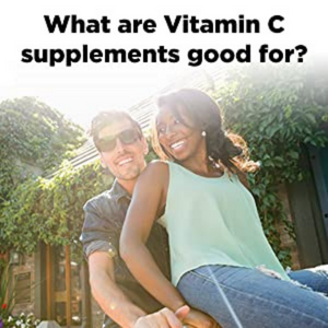 EternalHealth Vitamin C (High Potency Form) - 180 Capsules with Citrus Bioflavanoids & Rose Hips - 180 Veg Capsules