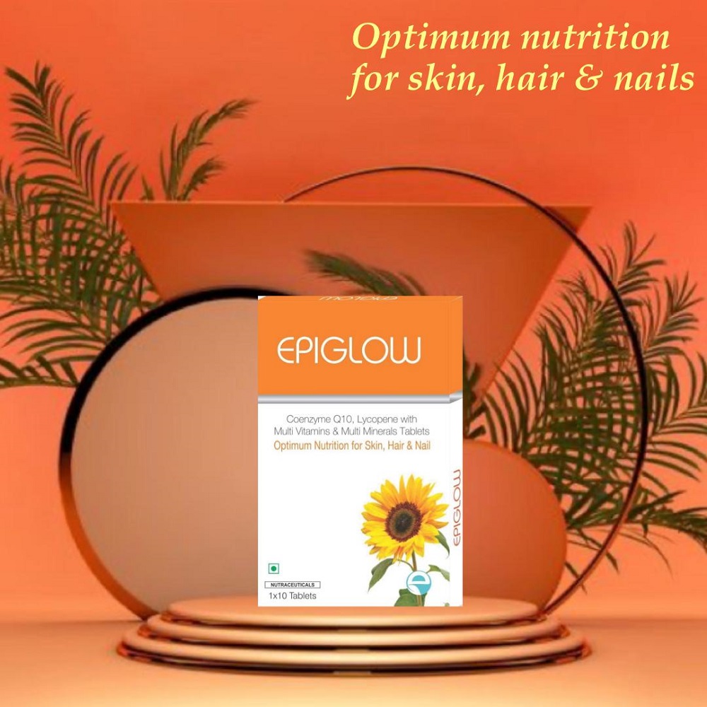 Coenzyme Q10, Lycopene & Multivitamin Tablets for Skin, Hair & Nails | With Vitamin C, Vitamin E, Biotin & Alpha Lipoic Acid | Antioxidant Beauty & Wellness Supplement for Men & Women | 10 Tablets