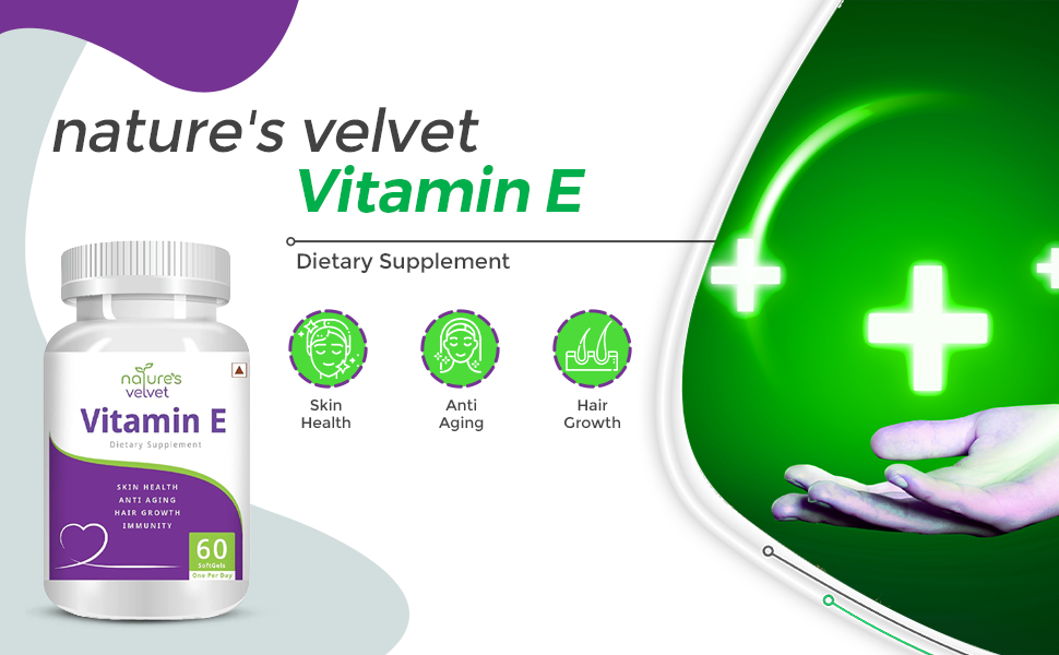 Natures Velvet Lifecare Vitamin E, 60 Softgels -Pack of 1