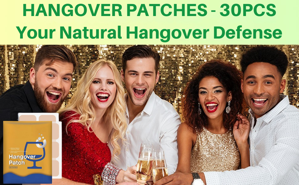 Anti-Hangover Patch, Party Relief Patches, Vitamins and Folic Acid, Morning Fresh Hangover, Skin-Friendly Use Before Drinking, Party Strips, Hangover relief Patches