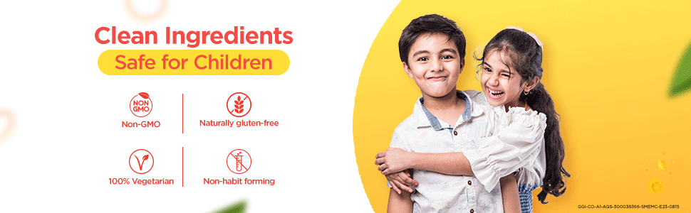 Dr. Reddy's CeleHealth Kidz Immuno Plus Multivitamin Gummies with Wellmune, Vitamin C & Zinc for Kids (4 - 12 Years) | Supports Immunity and Digestion | Pulpy Mango Flavour | 30 Gummies - Pack of 3 | 100% Vegetarian