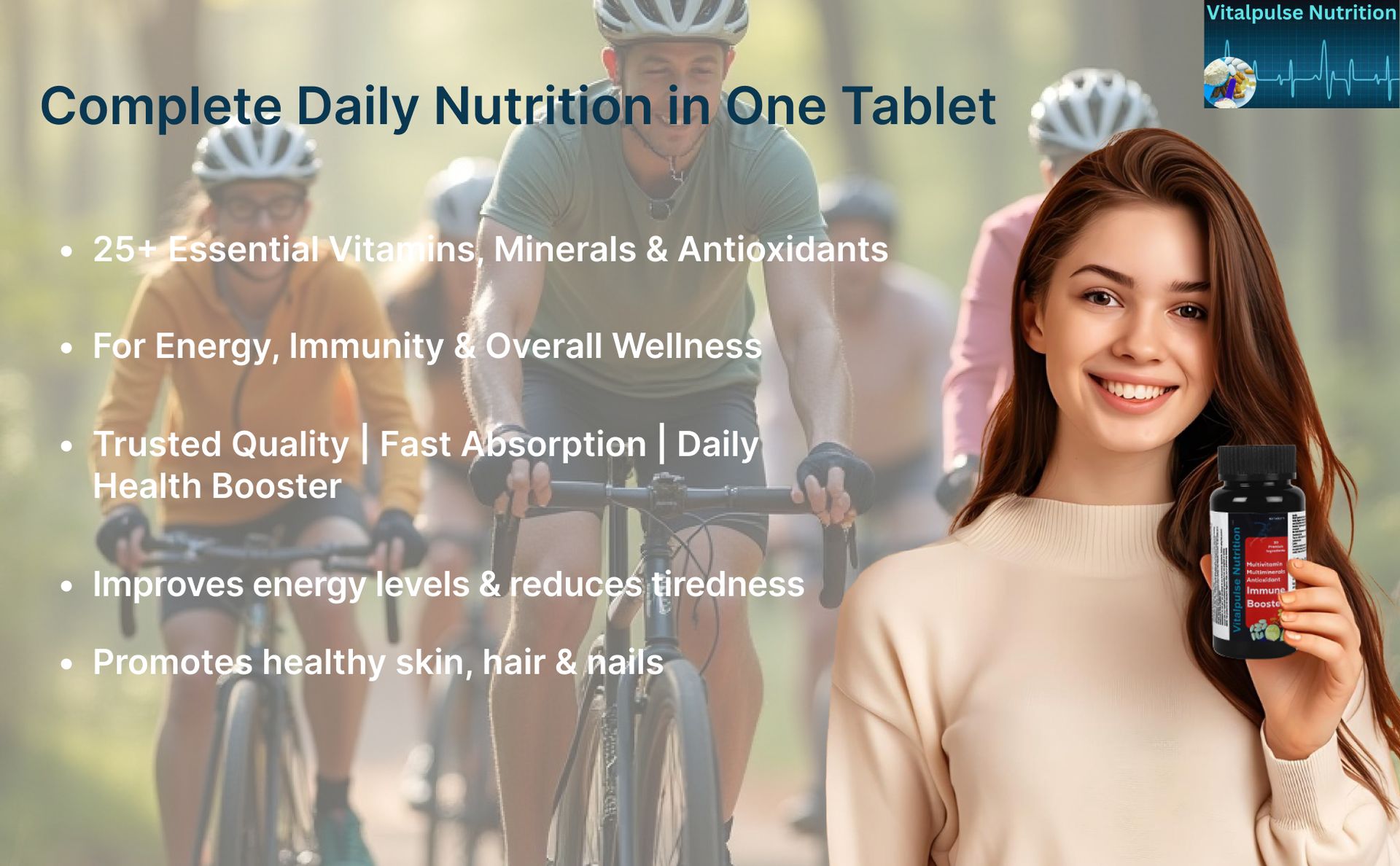 Multivitamin Immune Booster with Antioxidants, 60 Tablets (Pack of 1)