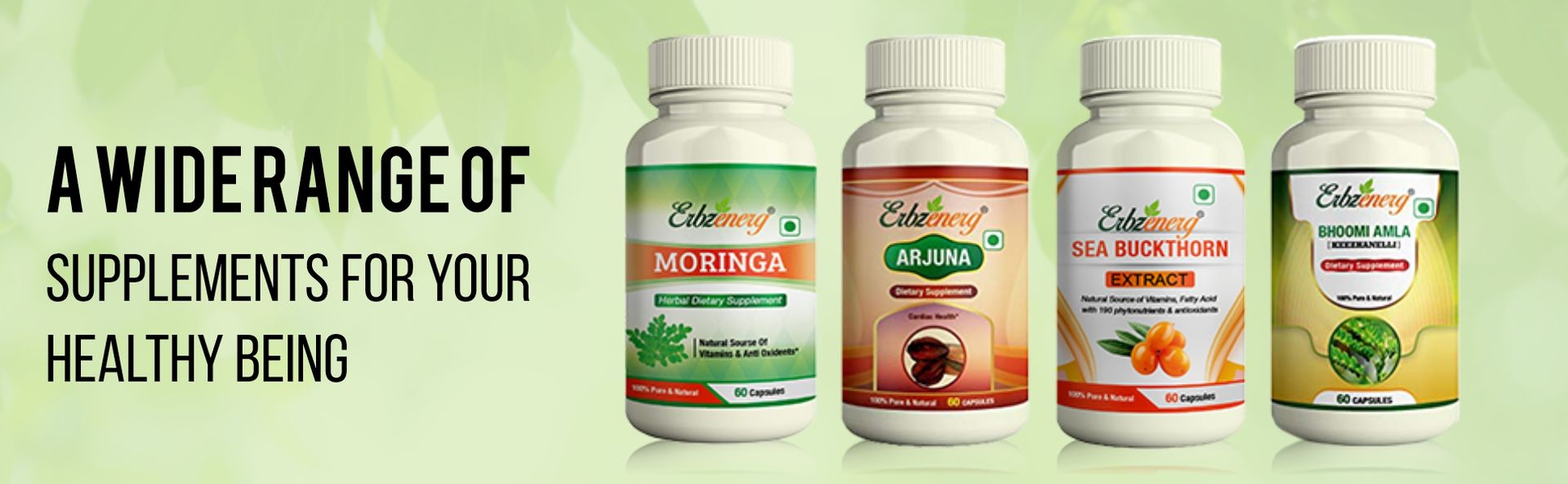 ERBZENERG� Amla 60 Capsules 500mg Pack of 2