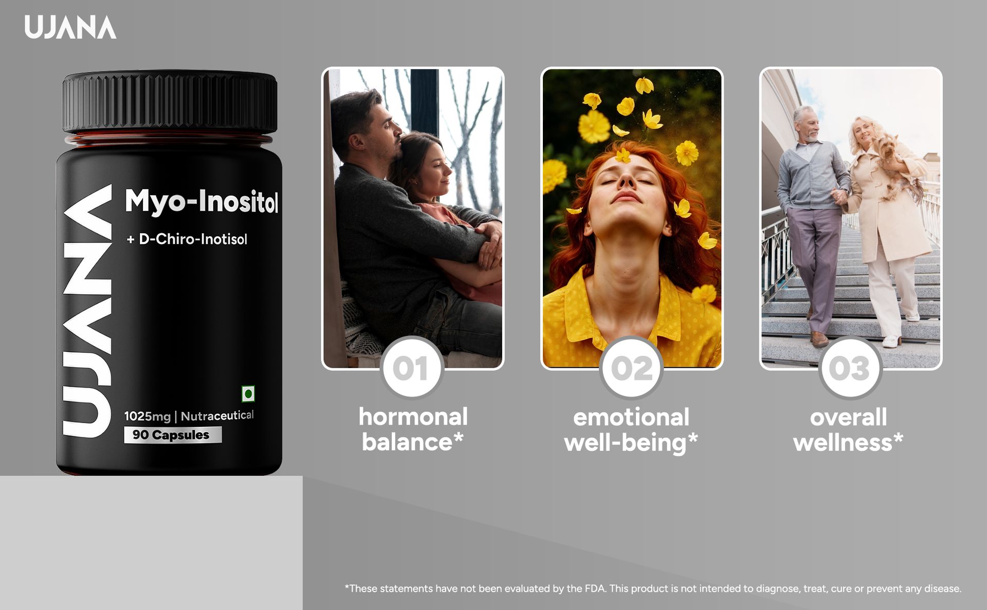 Myo-Inositol Complex 1025mg | Hormonal Wellness Support | 90 Capsules