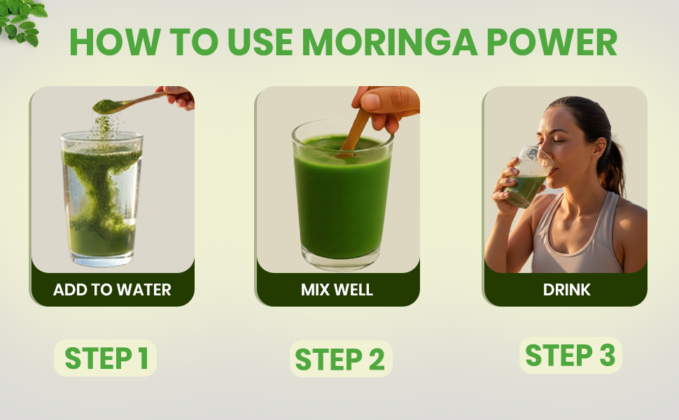 TMP U-Creasin Moringa Powder Super Food | Rich in Vitamins & Antioxidants | Immunity & Daily Nutrition Support | Vegan | 200g + 25% Extra