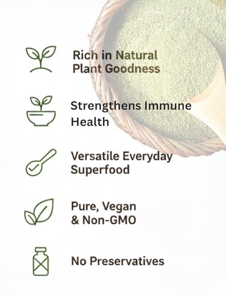 Henly Moringa Powder | Rich in Nutrients | Contains essential vitamins and minerals | Naturally boosts energy and overall gut health | Chemical Free (Super Food) 200 gms