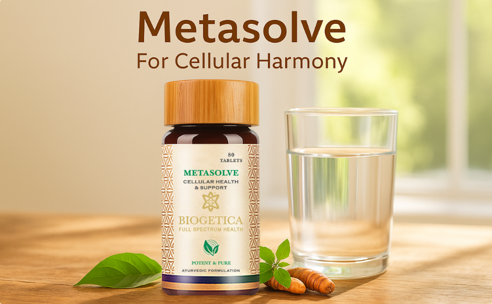 Metasolve Cellular Health and Immune Support, Ayurvedic Supplement, 80 Tablets