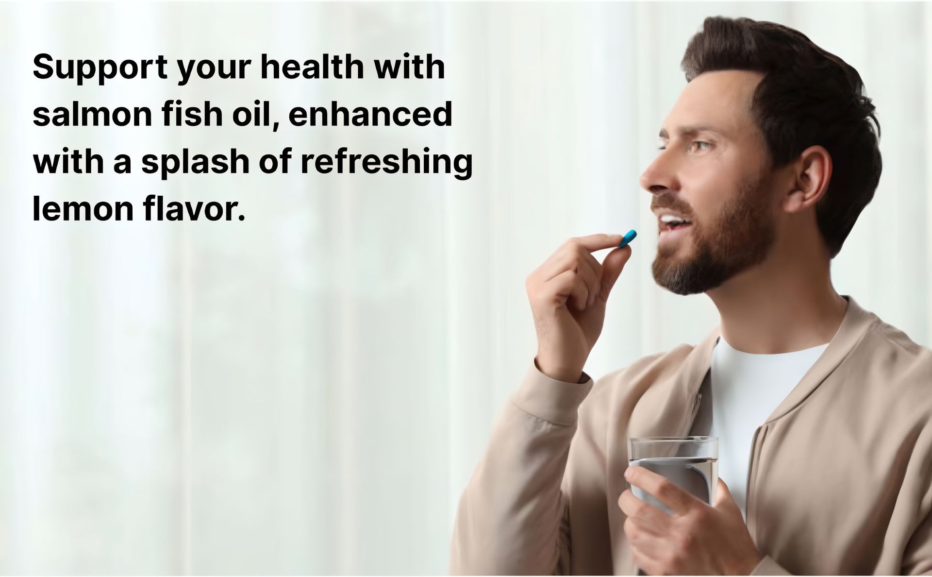 Omega-3 Fish Oil Supplement – Heart Health & Cholesterol Support – 60 Softgels – High EPA & DHA – Purified Fish Oil – Supports Brain, Joint & Immune Health