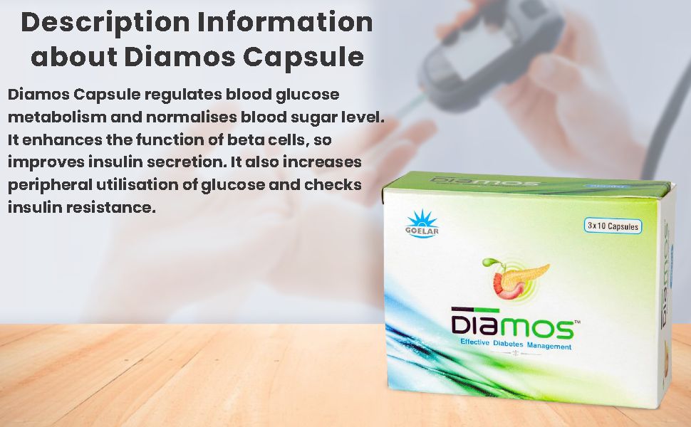 Diamos Multivitamin Iron - Enhances Energy, Stamina & Blood Circulation - Perfect for Fatigue & Nutritional Deficiency (Capsule)