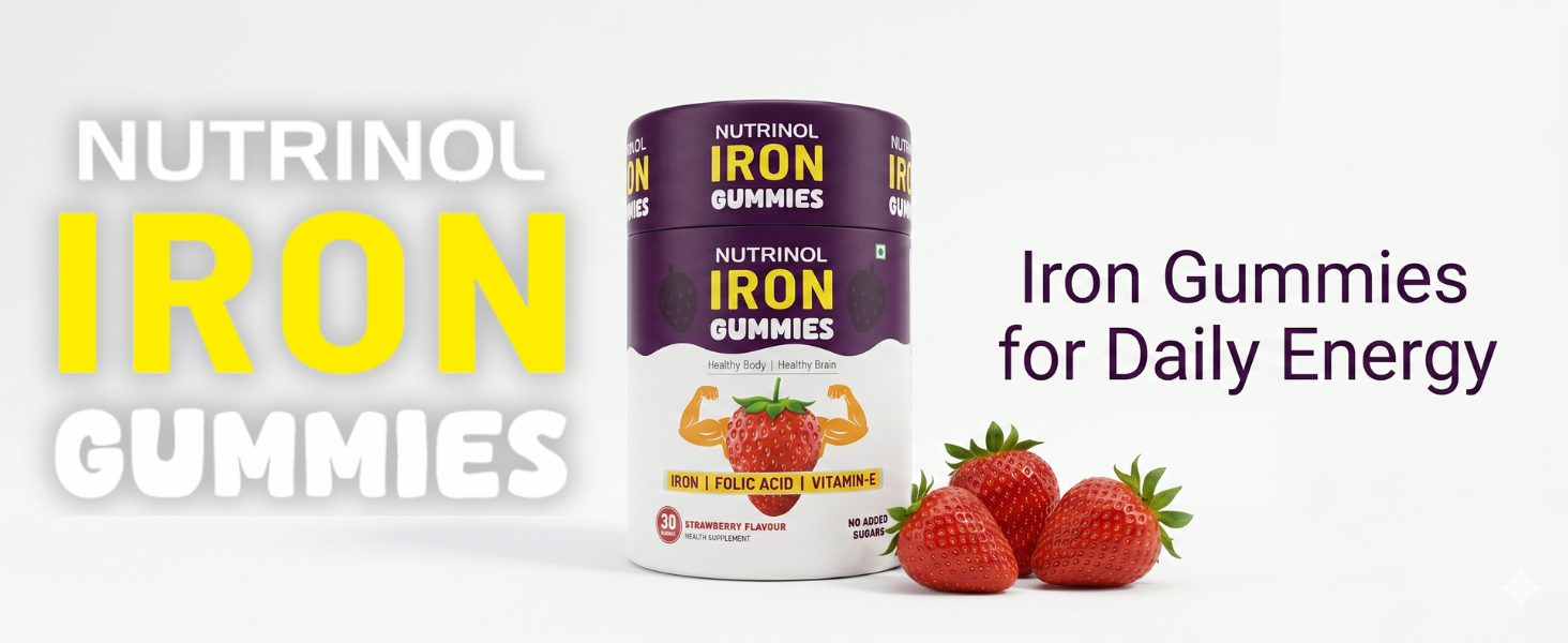 Knoll Healthcare Nutrinol Iron Gummies, 30 Gummies