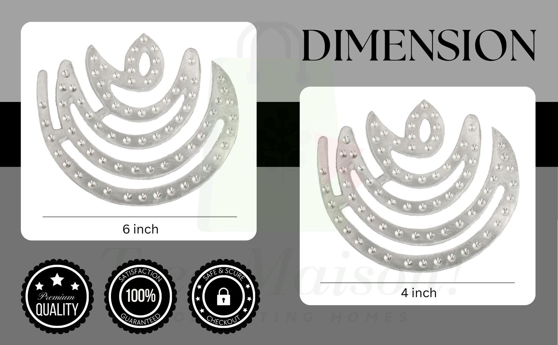 Zinc Chand Helix | 4 Inch | Energy Booster Vastu Remedy| Vastu Helix Remedy for Zone Correction |Zonal Placement - NE | Pack of 1