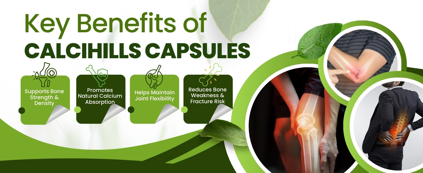 Herbal Hills Calcihills Bone Health (60 Capsule (Pack of 1))