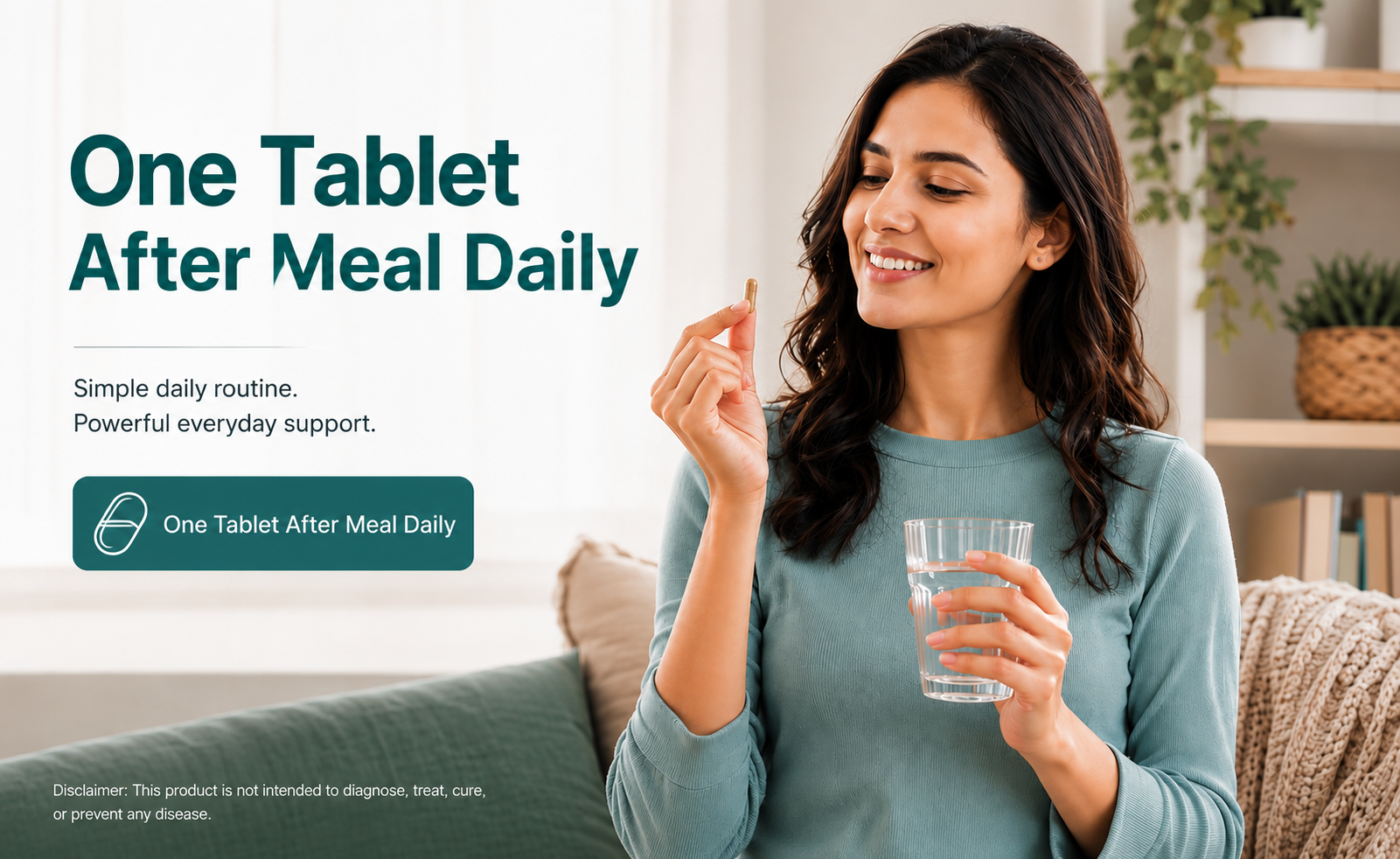 Magnesium Complex with Ashwagandha & Brahmi | Enhanced Absorption Magnesium Bisglycinate + Vitamin B6 & Zinc | 30 Tablet