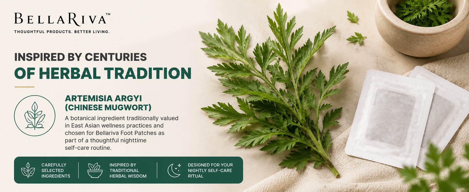 Detox Foot Pads with powerful Artemisia Argyi Extract | Natural & Herbal | Foot Patch for Detoxification, Pain Relief, Stress Relief | Overnight Full Body Patches | For Men & Women (10 Pads)