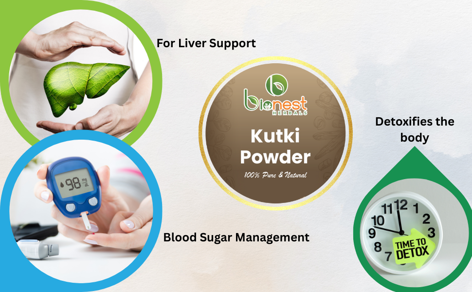 Kutki Powder - 800 gm | Picrorhiza Kurroa | Katuki | Kutaki | Liver Detox & Blood Sugar Support | Ayurvedic Herb
