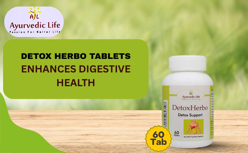 Ayurvedic Life DETOX HERBO - 60 Detox Tablet Pack of 2