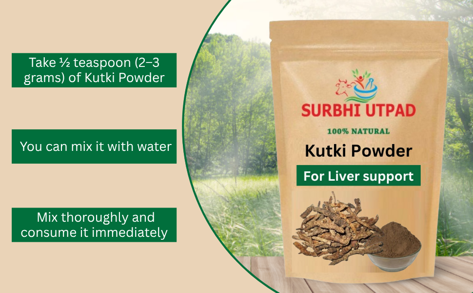 Kutki 100g - For Liver support, Detox, Blood sugar management | Detoxifying Formula | 50Gx2