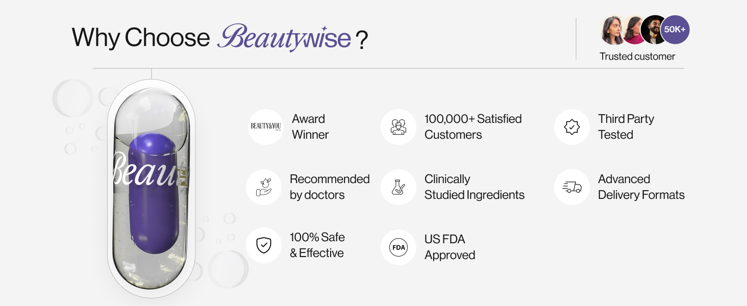 Beautywise Dual Action Body Shape | Weight Management | Helps Convert Fat into Energy Supplement for Men & Women (60 Capsules)