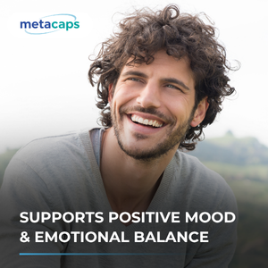 MetaCaps Pure L-Tryptophan 500mg – 90 Veg Capsules | Essential Amino Acid for Serotonin & Melatonin Support | Natural Sleep Aid & Mood Regulator | Supports Relaxation & Stress Relief | Non-GMO & Vegan