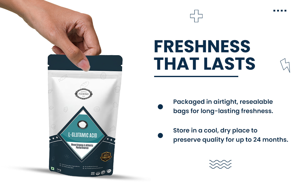 100% Pure L-Glutamic Acid Powder – 250 Grams | Premium Food Grade Amino Acid | No Additives, No Fillers, Unflavored | Ideal for Culinary, Seasoning, Fermentation & Food Applications