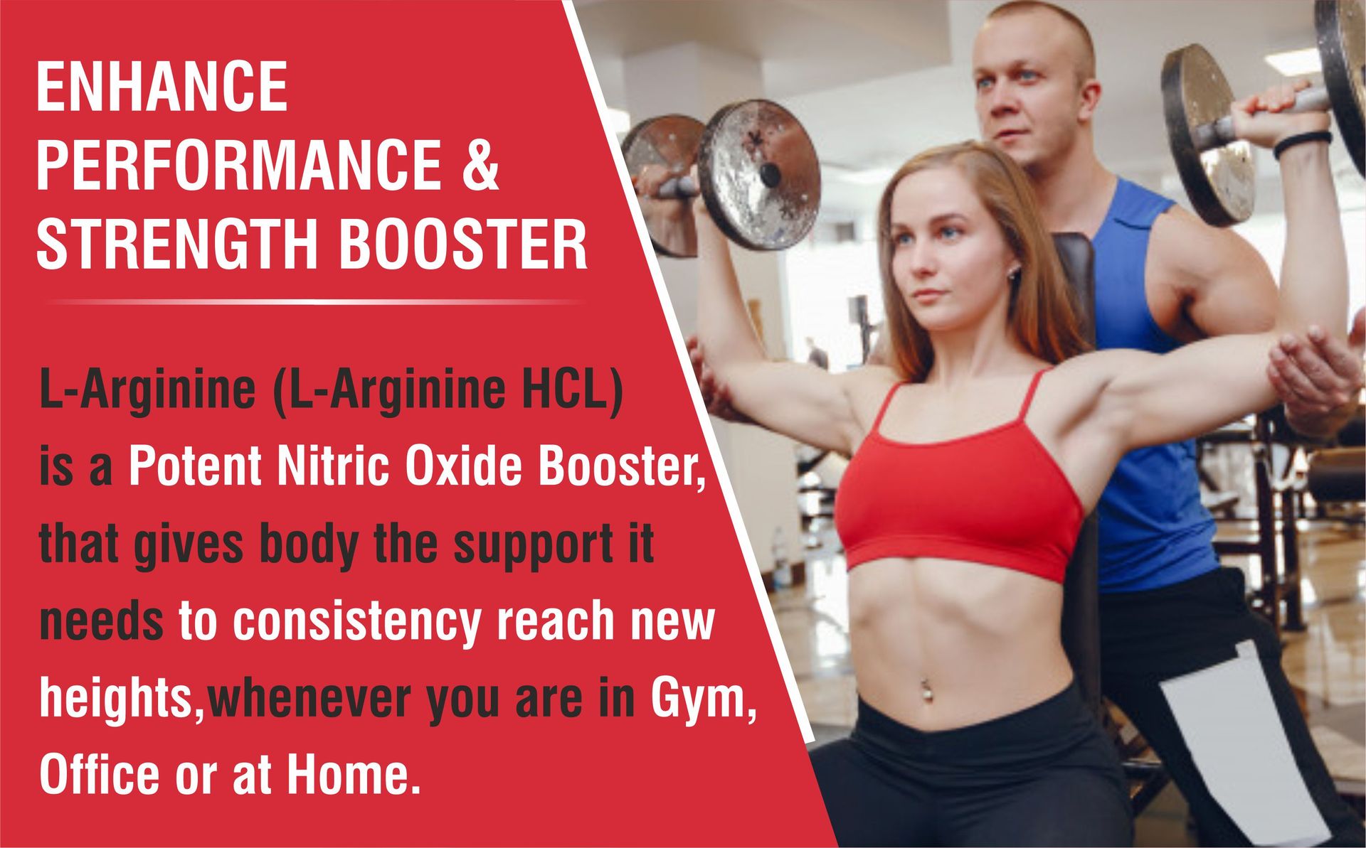 Mypro Sport Nutrition L-Arginine 1000mg Supplement for Muscle Growth, Stamina, Recovery, Immune Booster & Energy - 60 Tablets
